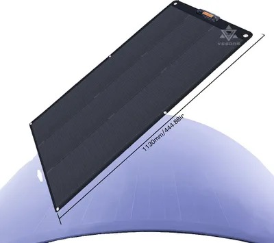 Obrázek produktu pro Solární panel, poloohybný, monokrystalické články, 100W Solární panely, 100W