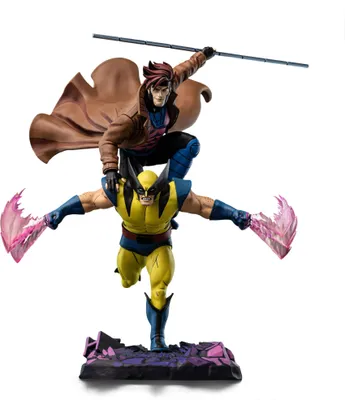 Produktbild von Iron Studios X-Men '97 – Gambit & Wolverine Deluxe-Statue im Maßstab 1:10