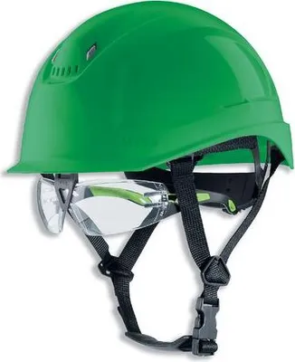 Produktbild von Schutzhelm uvex pheos S-KR IES 9772440 grün mit Lüftungen