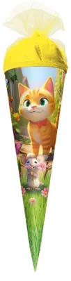 Produktbild von Roth Schultüte 22cm rund Miez und Maus