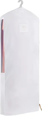 Productafbeelding van Hayden hill luxe katoenen kledingopbergzak - Lang 140 cm - E biologische katoenen kledingtas - Ademend
