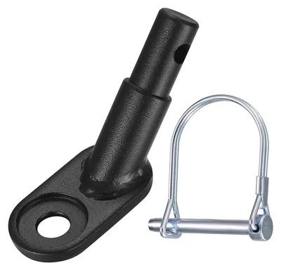 Productafbeelding van Fietsaanhangerkoppeling fietsaanhangeradapter - Met veiligheidspen - Roestvrij staal - Basislengte 55 mm