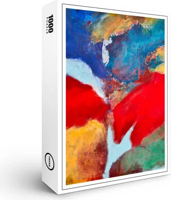 Image de puzzle premium raxxa "Jeu de rouge", 1000 pièces