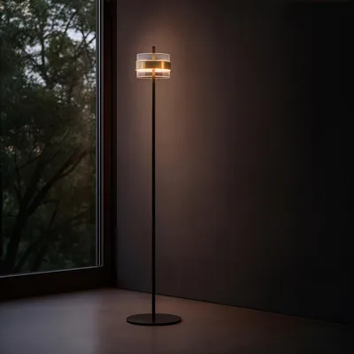 Produktbild von LED Stehlampe mit Touchdimmer - max. 2000 lm - Ø 30 cm x 146 cm