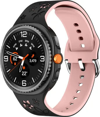 Produktbild von Strap-it Silikonarmband in Blumenform - Komfortabel, stilvoll & flexibel - passend für Samsung Galaxy Watch 8 (40mm/44mm) & Galaxy Watch 8 Classic (46mm)