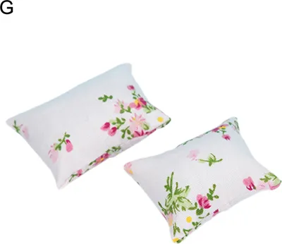 Produktbild von 2pcs kissenmodell kompakt entzückend kreatives Puppenhaus DIY -Stoffsofa Kissen für Mikrolandschaft-G