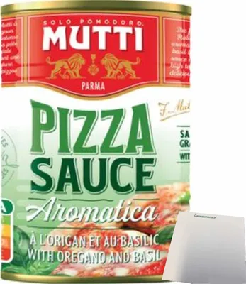 Produktbild von Mutti Pizzasauce gewürzt (400g Dose) + usy Block