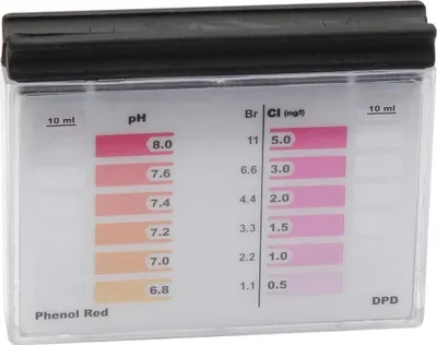 Produktbild von POWERHAUS24 Tester mit 20 Testtabletten, Chlor & pH-Wert, 10 DPD 1 und 10 Phenol Red