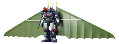 Obrázek produktu pro Sada plastových modelů "Fang of the Sun Dougram Combat Armors MAX 29" v měřítku 1/72. Obsahuje bojový oblek Dougram, hanglajd a vybavení typu 14 cm