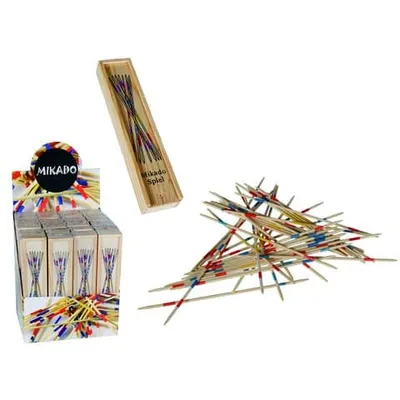 Produktbild von Spiel Mikado Holz Mini in Holzbox 19cm