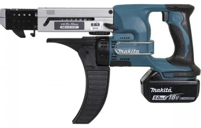 Image de Visseuse à placo automatique 2x5Ah 18V LXT ® MAKITA DFR550RTJ en MAKPAC