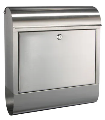 Produktbild von HI Briefkasten Edelstahl 38 x 12 x 42,5 cm