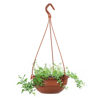 Produktbild von Blumenampel 40 cm Durchmesser Farbe Terrakotta