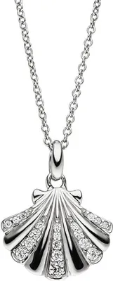 Produktbild von VIVENTY Halskette 925/000 Sterling Silber Muschel mit Zirkonia 782462