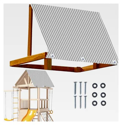 Produktbild von Ersatzdach für Spielplatz - Schattenbaldachin | Pergola-Zubehör, wasserdichte Abdeckung, Sonnenschutz, Spielplatzteile, Schattensegel für Garten und Terrasse