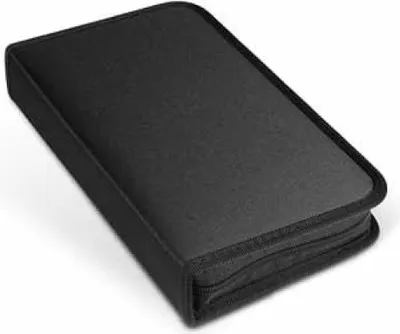Produktbild von MediaRange BOX51, Geldbörsenhülle, 48 Disks, Schwarz, Nylon, 120 mm, RoHS