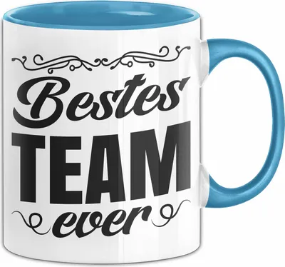 Produktbild von Bestes Team Tasse Geschenk Mitarbeiter Teamgeist Geschenkidee Team Geschenkideen (Blau)