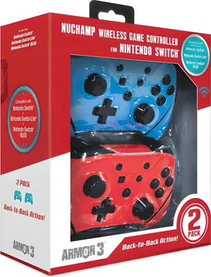 Immagine prodotto di Controller Switch Doublepack wireless blu/rosso NuChamp