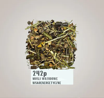 Obrázok produktu pre Krmivo pre kone 242P Muesli 3 % škrobu, bez obilnín