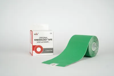 Produktbild von Nasara Kinesiology Tape 7,5cm x 5m : grün Farbe: grün