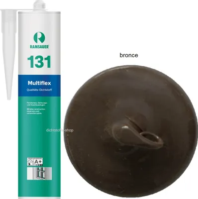 Produktbild von Ramsauer 131 Multiflex Silikon Dichtstoff 310ml Kartusche bronce