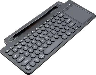 Obrázek produktu pro Mobilly bezdrátová klávesnice s touchpadem, černá, US