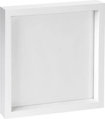 Produktbild von Weiß 10 "x 10" 3D Box Fotorahmen - stehende hängende handkraft schattenbild display - von nicola frühling