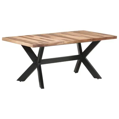 Image de Table de salle à manger 180x90x75 cm Bois avec finition miel