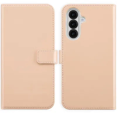 Imagen del producto de Funda de Cuero Auténtico tipo Libro para Samsung Galaxy A36 / A56 - Rosa
