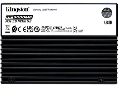 Produktbild von Kingston DC3000ME 7860 GB, SSD, (PCIe NVMe Gen5 x4 U.2, 2,5"