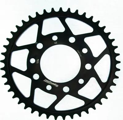 Produktbild von Stahl-Kettenrad Supersprox 530 - 45Z (schwarz) RFE-1334:45-BLK|ID 80,0 LK 110,0 5-Loch/5-Loch