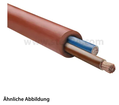 Produktbild von HELU KABEL SiHF 2X2,5mm² Silikonleitung AD 8,8mm Nennspannung Uo/U 300V/500V - 1 Meter