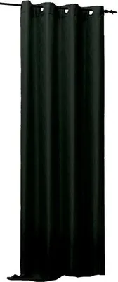 Produktbild von Thermogardine blickdicht schwarz Polar Fleece Ösen