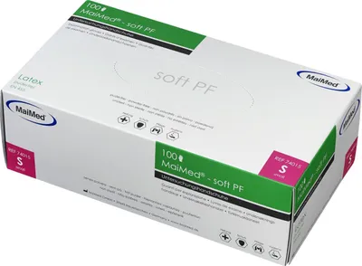 Produktbild von MaiMed Einmalhandschuhe med-soft Latex Größe S