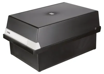 Produktbild von Karteikasten A5 quer schwarz