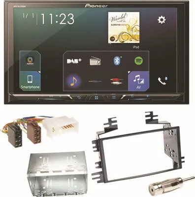 Produktbild von Pioneer SPH-DA230DAB Bluetooth Autoradio USB Einbauset für Kia Sportage JE Rio JB
