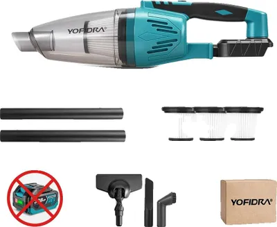 Productafbeelding van Elektrische stofzuiger, krachtige zuigkracht, LED-werkverlichting, ZONDER batterij