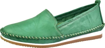 Produktbild von Andrea Conti Damen Leder Slipper Kombitalent trageangenehm leicht 1889601, Größe:41 EU, Farbe:Grün