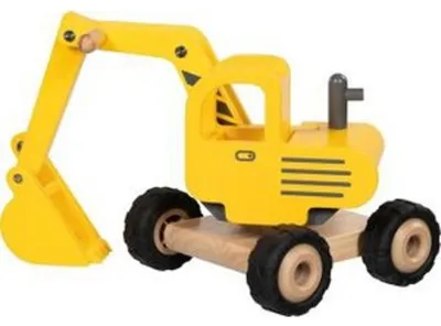 Produktbild von Goki 55898, Bagger, 3 Jahr(e), Holz, Schwarz, Holz, Gelb