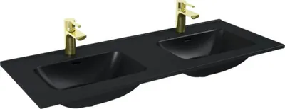 Produktbild von Jungborn Möbelwaschtisch 1210 x 460 mm schwarz matt