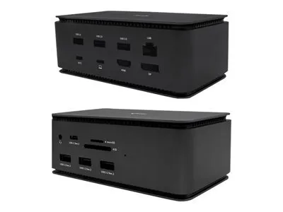 Zdjęcie produktu dla i-Tec USB-4 Metalowa stacja dokująca Dual 4K HDMI DP + PD 80W