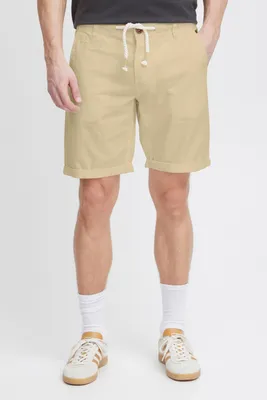 Produktbild von BLEND BHLias Herren Leinenshorts kurze Leinenhose Bermuda Eingrifftaschen Gürtelschlaufen Leinenmix Regular fit