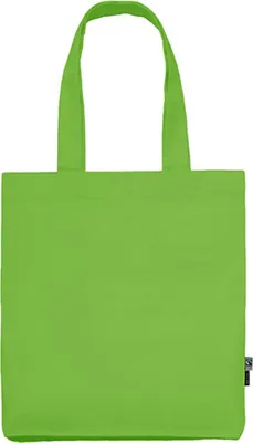 Produktbild von Neutral O90003 | Twill Bag / Einkaufstasche / Fairtrade- - Farbe: Lime - Größe: 38 x 42 x 7 cm