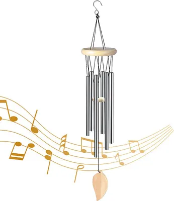 Obrázek produktu pro 70 cm velký hliníkový zvonek do větru, k zavěšení, do zahrady/na dvůr/na terasu/do domu, venkovní dekorace