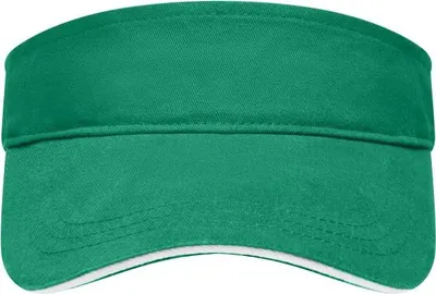 Produktbild von Trendiger Sunvisor mit kontrastfarbigem Sandwich green/white, Gr. one size