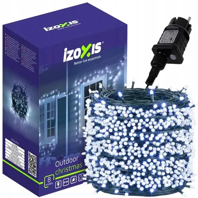 Obrázok produktu pre Vianočné osvetlenie, 35m, 500LED, studená biela | Izoxis
