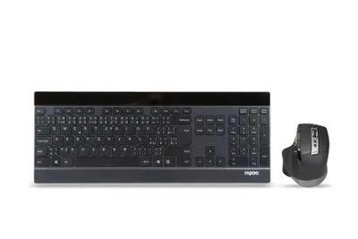 Produktbild von Rapoo 9900M Multimode-Funktastatur und Maus-Set CZ/SK