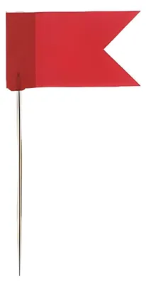 Produktbild von ALCO Markierungsfahne 712 18x10x24mm rot 20 St./Pack.