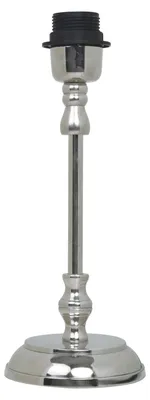 Productafbeelding van Light & Living Lampenfuss, ronde lampenkap, hoogte 25 cm, model MITHUN, kleur nikkel