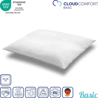Produktbild von CloudComfort Basic Mikrofaser Kopfkissen 80 x 80 cm